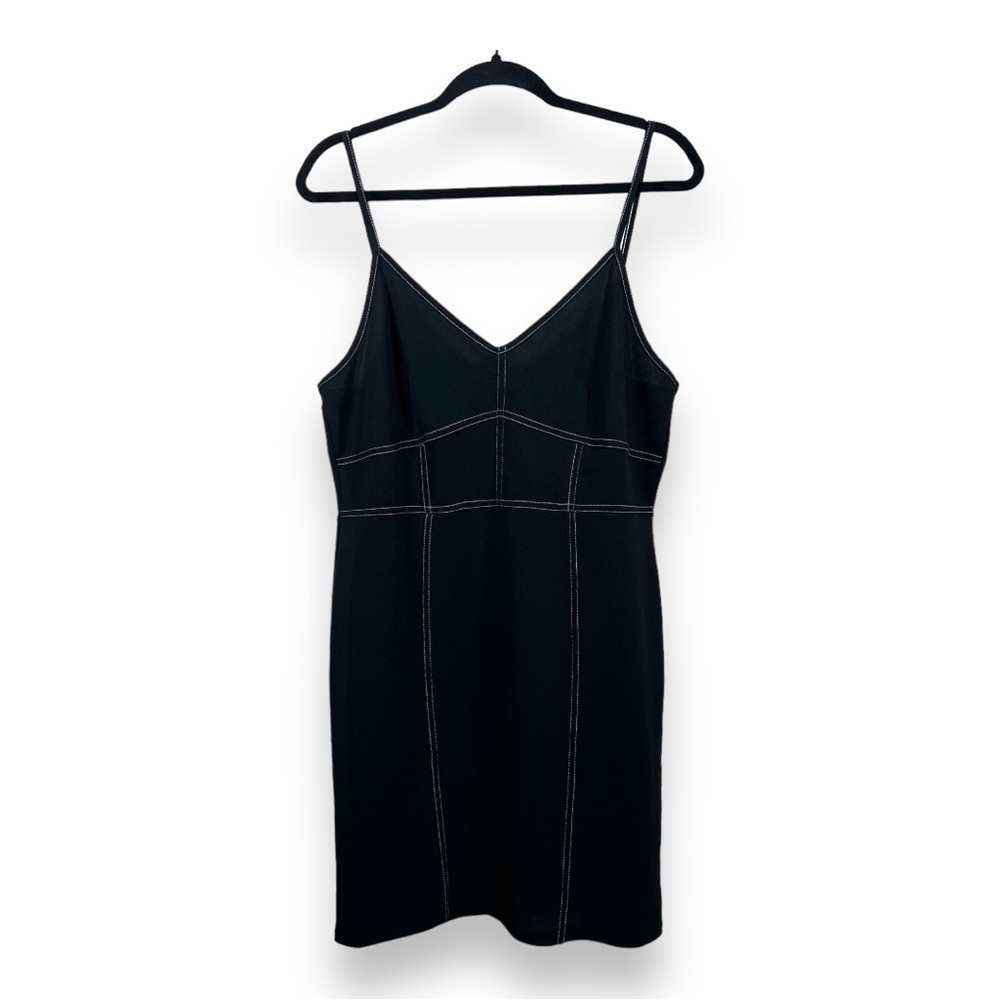 XL JUNIORS Y2k ERA CHARLOTTE RUSSE DRESS SLEEVELESS STRETCH PENCIL EVENT PARTY
